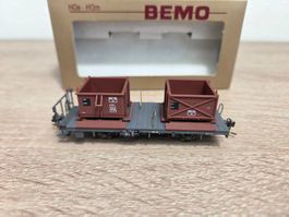 Bemo 7458 100 Kieskistenwagen RhB H0m (1)