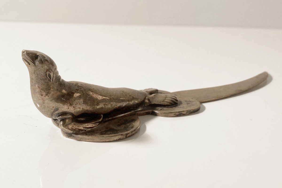 Sonstiger Bürobedarf: Baltensperger 925 Silber Brieföffner Seehund Robbe Schweiz – Gebraucht aus Ballwil von ClassicGallery 5