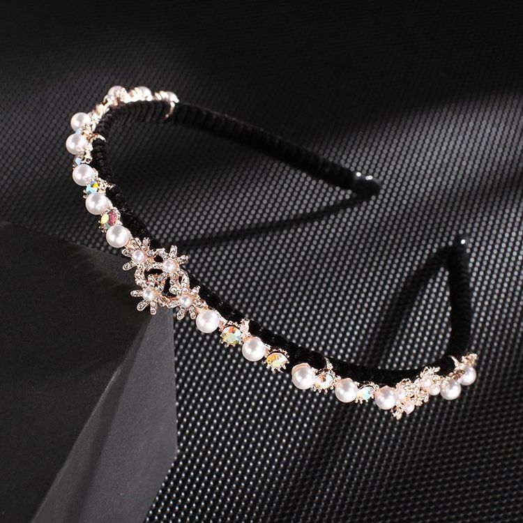 Designer Haarreif Mit Perlen Haarschmuck Boho Haarreif - Foto 7