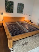 💥Schönes grosses Doppel-Bett aus Eiche 2.37x2.25m