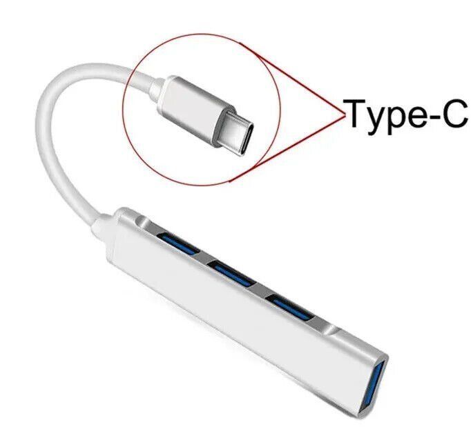 Unità & Adattatore: Verteiler USB C Splitter Adapter HUB 3.0 PC Laptop Macbook – Nuovo (secondo la descrizione) da Kirchdorf AG venduto da Restposten110 1