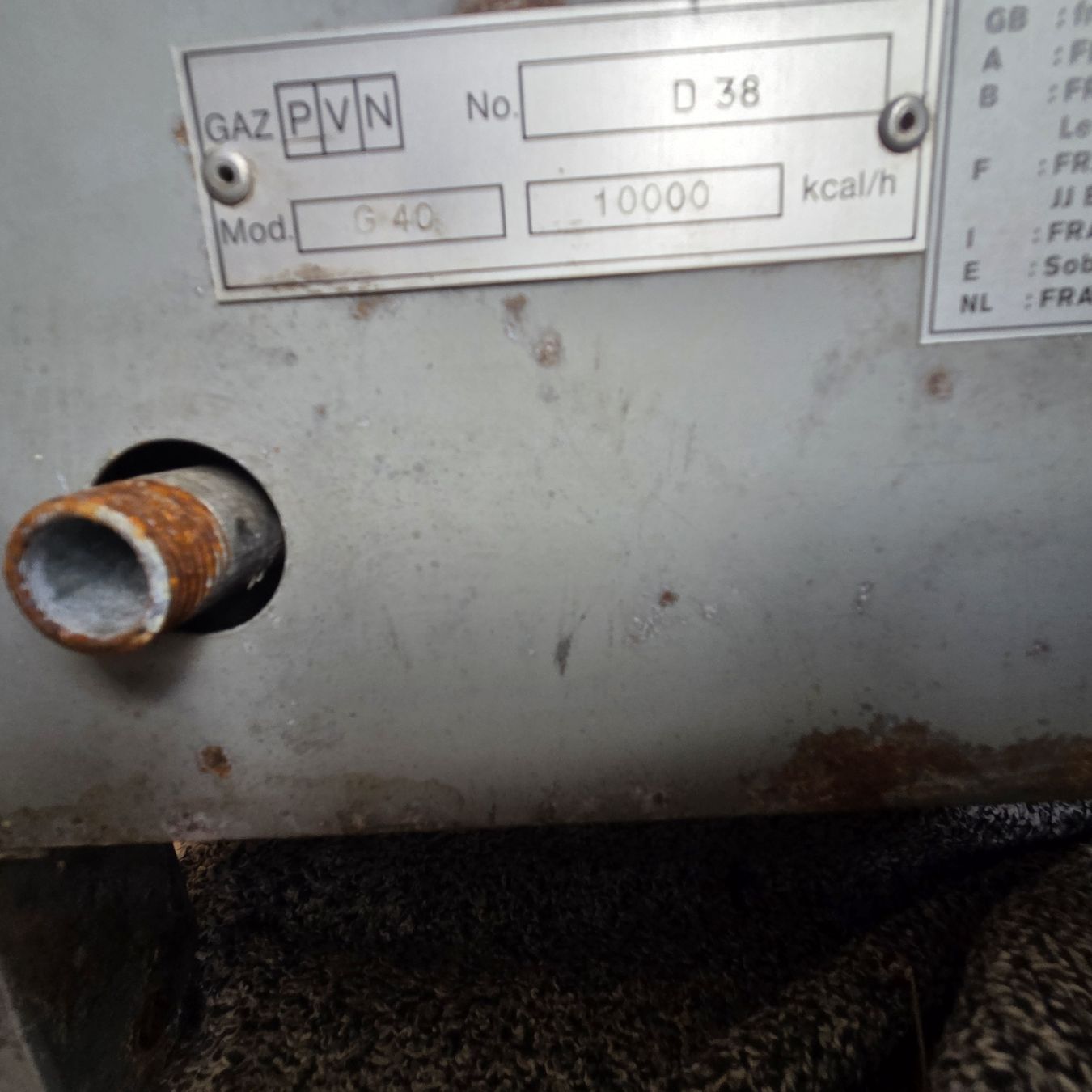 Elettrodomestici da cucina: Gas Fritture – Usato da Unterwasser venduto da guido90 8