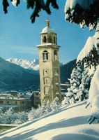 ST. MORITZ Der alte Kirchturm