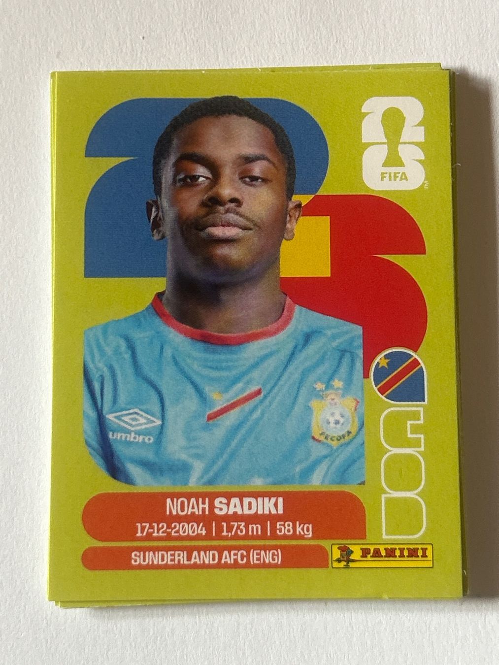 Panini Carte collezionabili: Panini WM 2026 Sticker - Sadiki COD 12 – Nuovo (secondo la descrizione) da Troistorrents venduto da sim_d75d