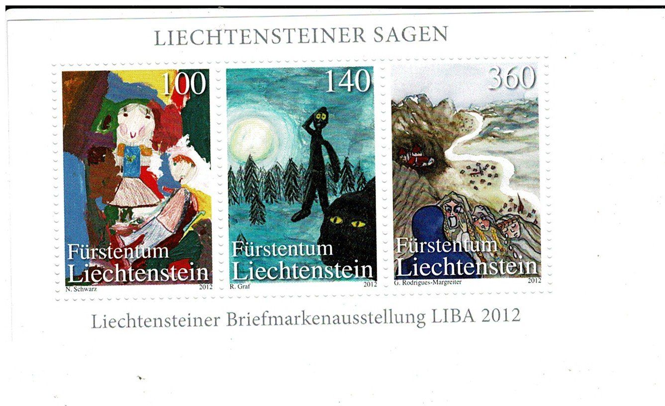 Tutti i francobolli: FL Liechtensteiner Sagen LIBA 2012 1 KB ** – Nuovo (secondo la descrizione) da Lausanne venduto da Whorvath