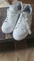 Damen Sneaker Leder Weiss Grösse 36 neu