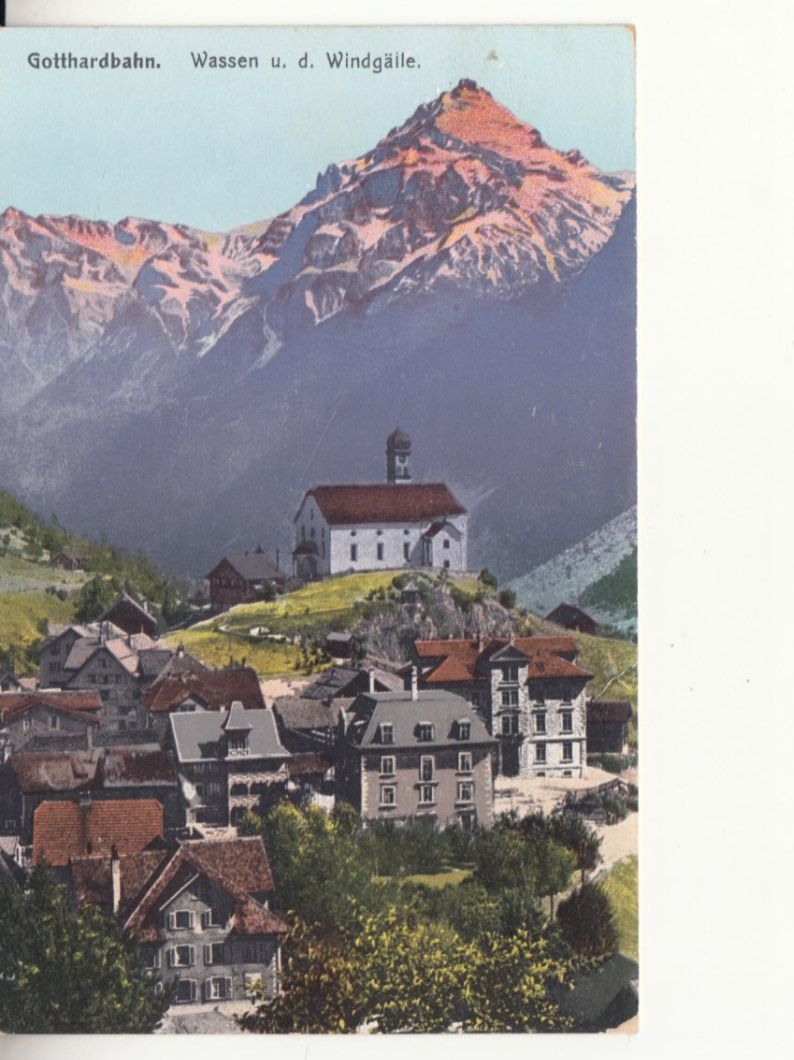 Ansichtskarten: Wassen 1907 – Gebraucht aus Bürglen TG von StampGraf