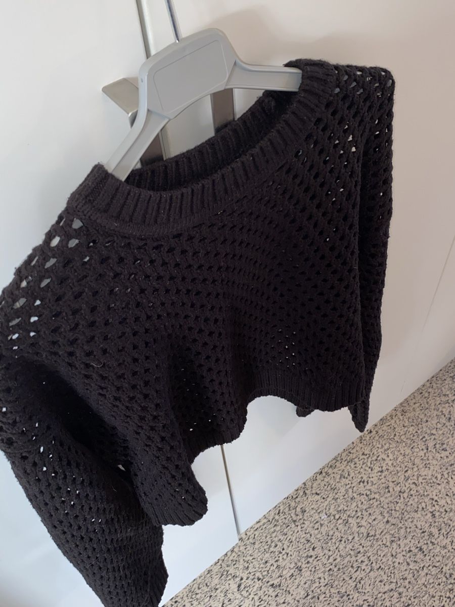 Maglioni & Felpe: Schwarzer Strickpullover von H&M – Usato da Basel venduto da Nina_777 2