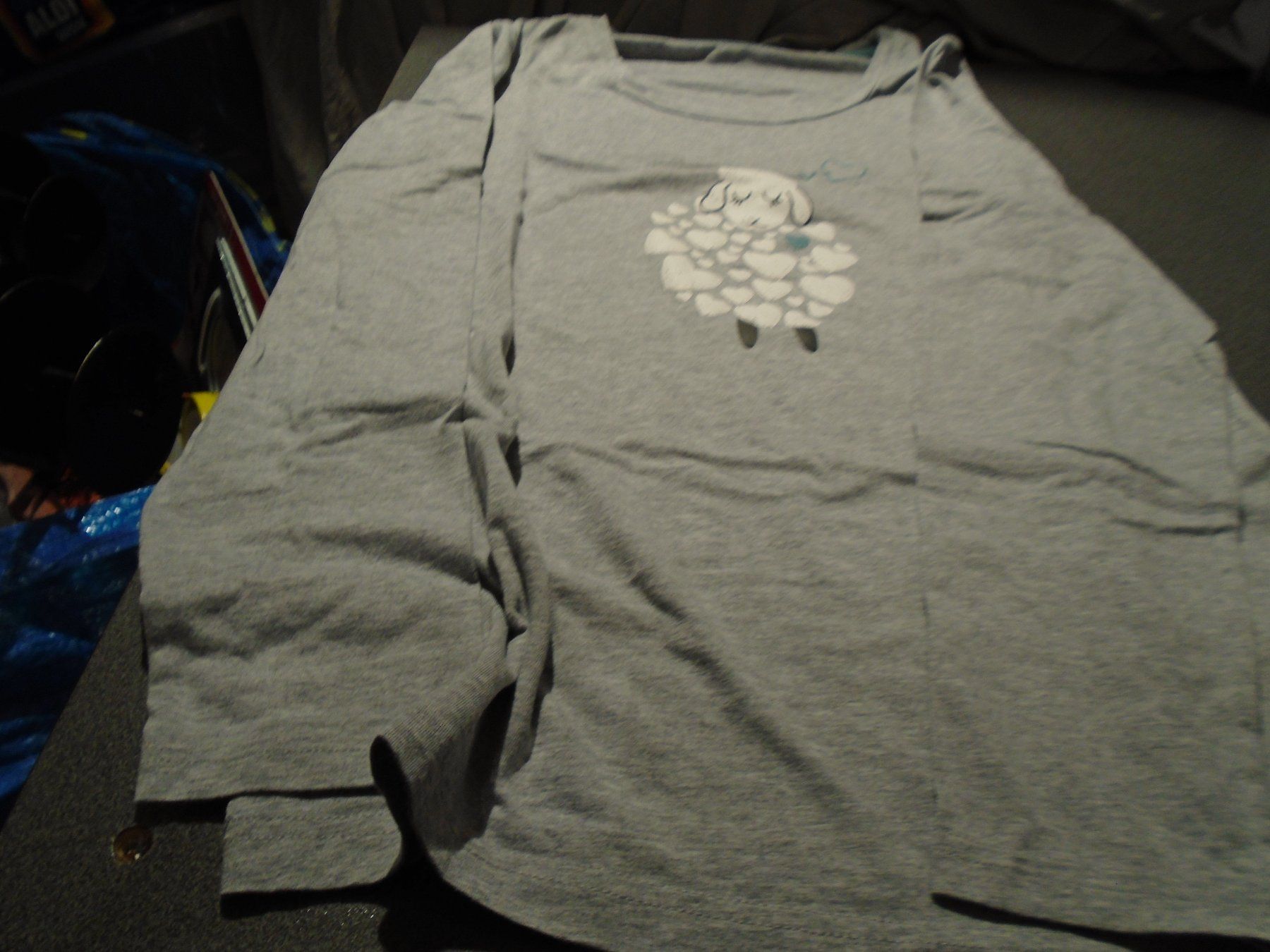 Maglioni & Felpe: Pullover ca. Grösse S, TCM, grau / Schäffchen aus Herzen – Usato da Zürich venduto da abraxas1291