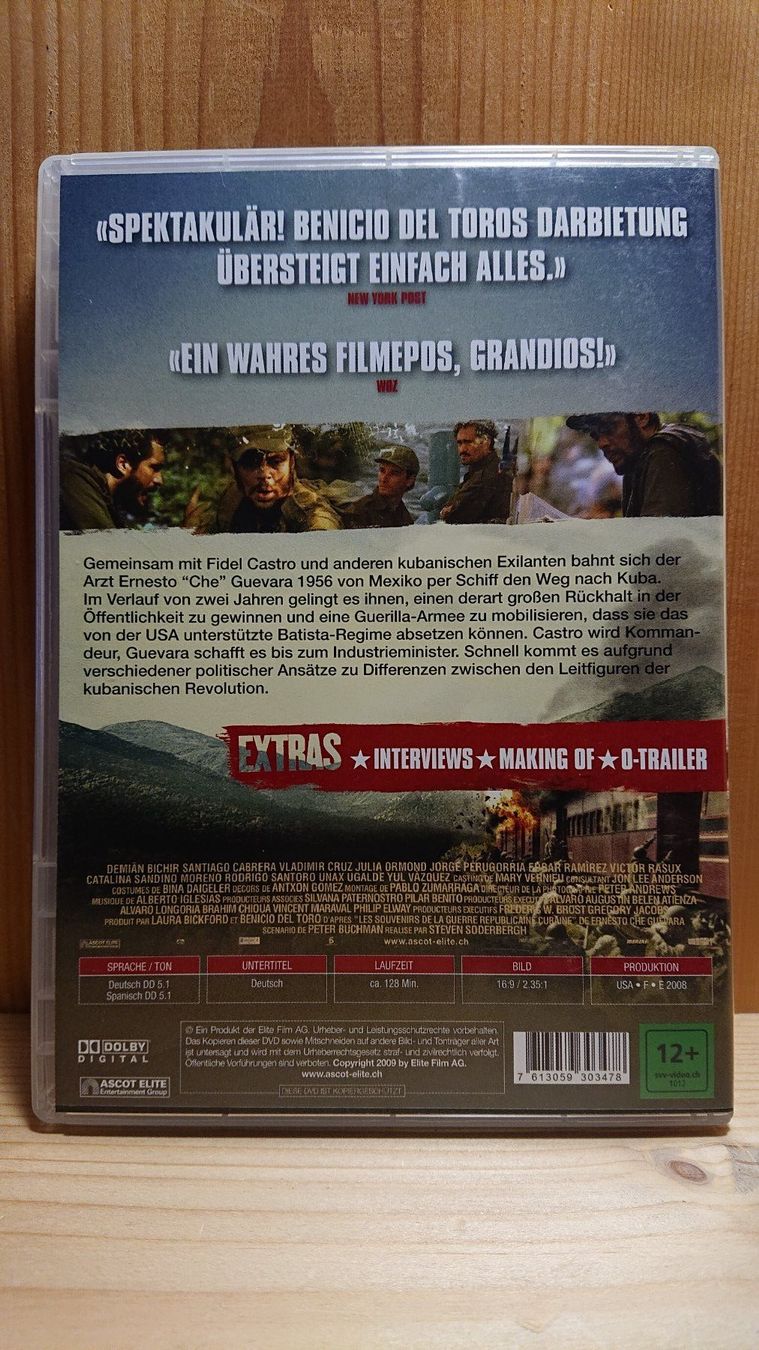 Tutti i DVDs: CHE Erster Teil Revolución DVD – Usato da Wilderswil venduto da Exebub 1