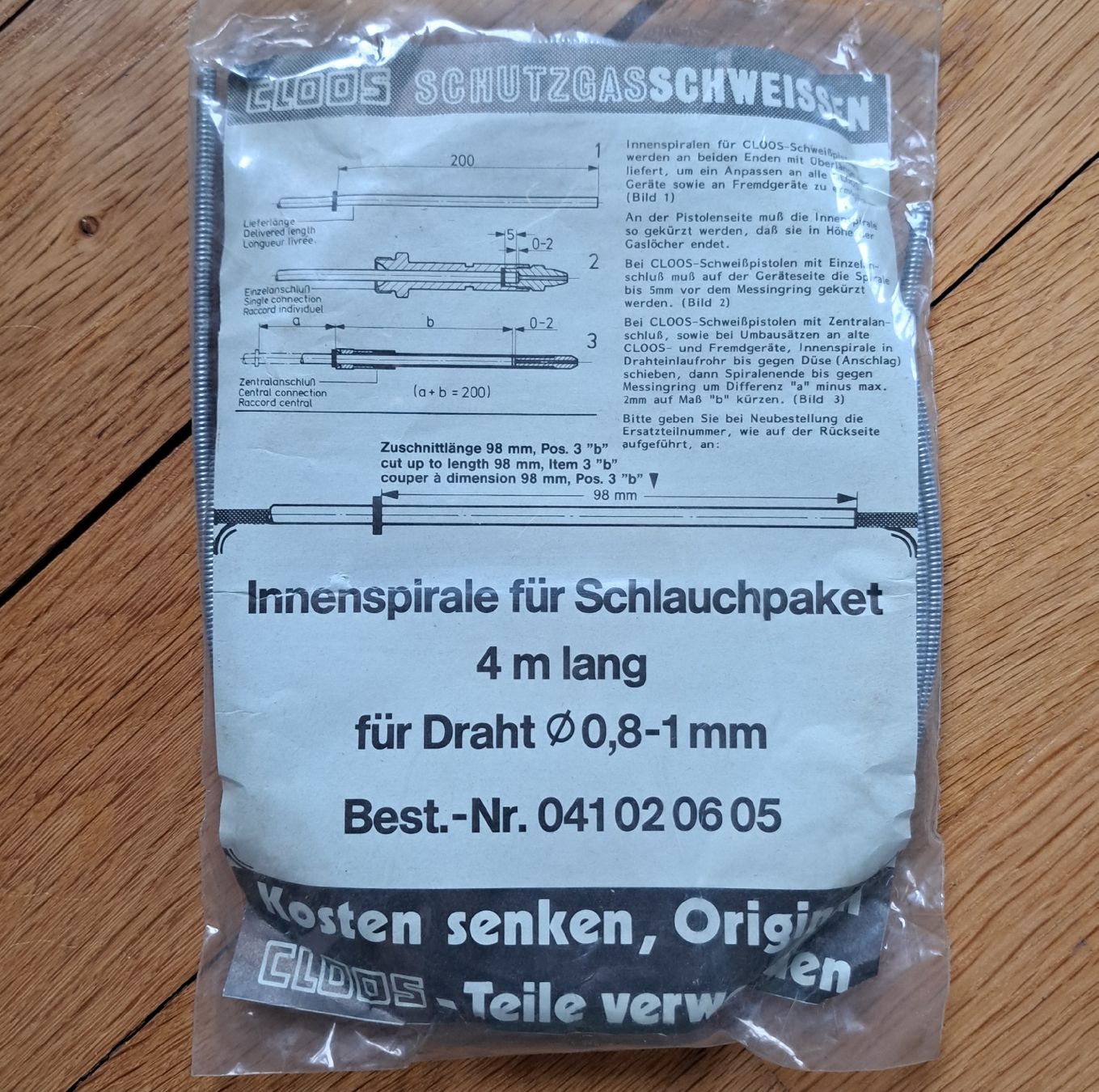 Saldatori: Schlauchpaket / Schweisspistole - Cloos 4m – Usato da Reinach BL venduto da HeTra20 3