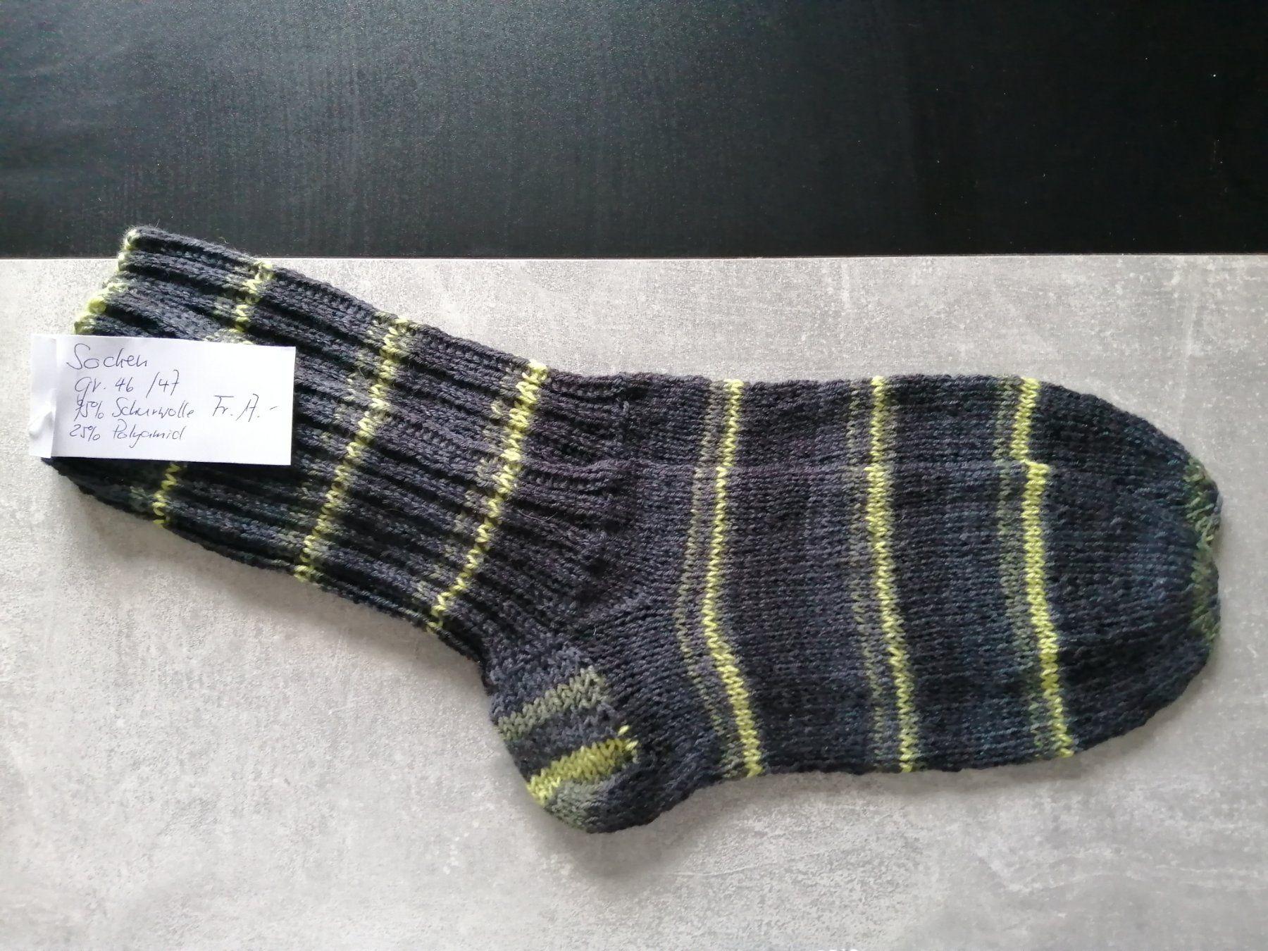 Calze: Socken handgestrickt, Grösse: 46/47 – Nuovo (secondo la descrizione) da Altstätten SG venduto da willipatricia