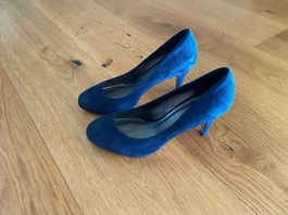 Navyboot Pumps Gr. 36  blau  kaum getragen