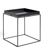 Zwei Beistelltische von Hay (Traytable) in schwarz als Set z