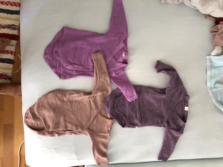 Neuwertige Bio Merino Wolle Bodys von Dilling