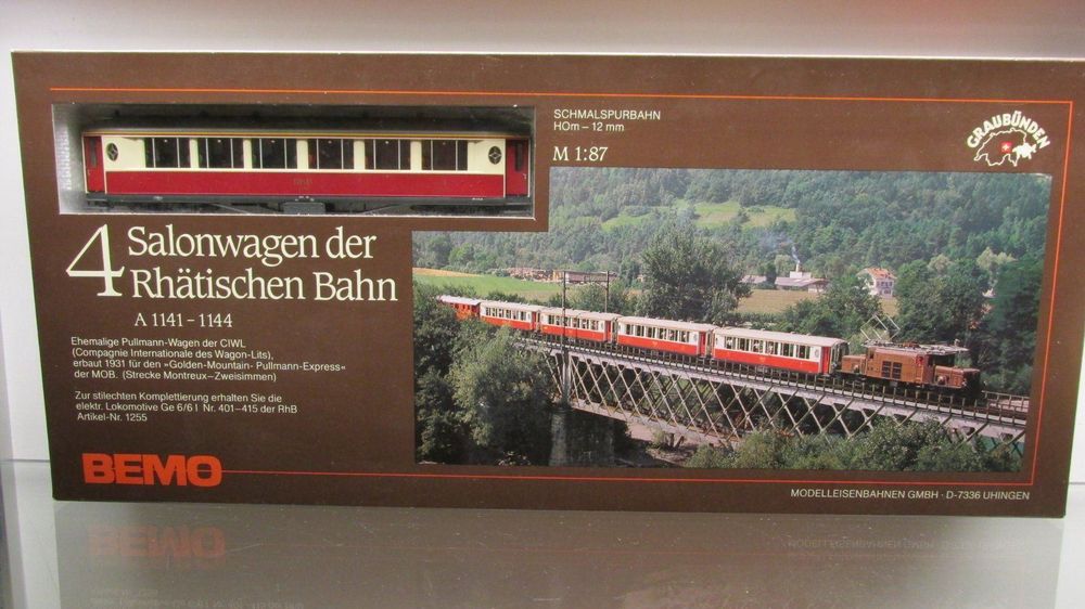 Bemo 7272 134 Salonwagen der Rhätischen Bahn RhB, H0m