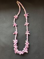 Collier vintage en coquillage Rose Naturel style boho
