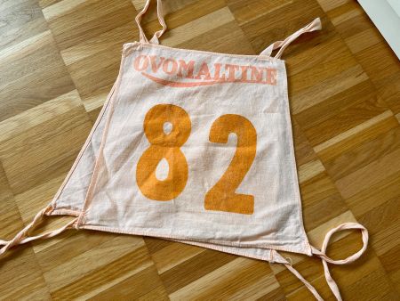 50er / 60er Ovomaltine OVO Ski Startnummer Vintage #82