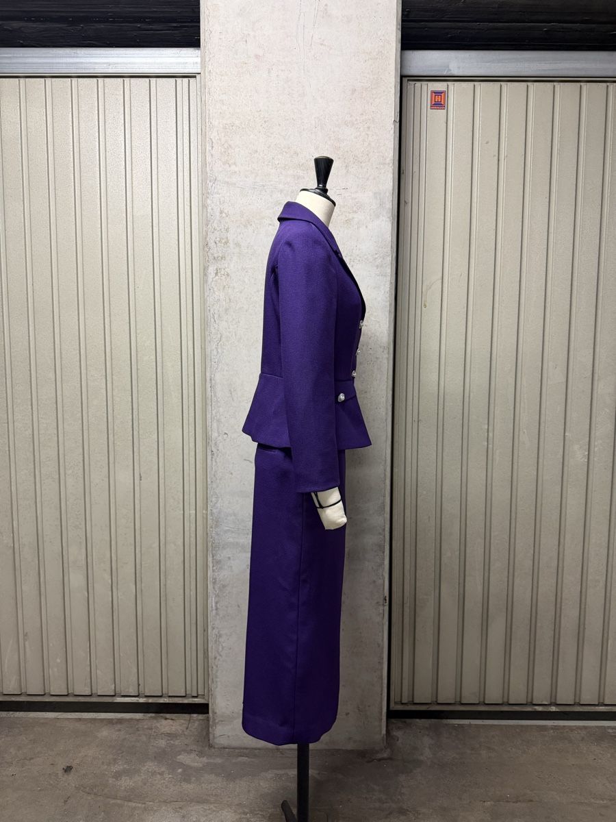 Anzüge & Kostüme: ENSEMBLE VESTE ET JUPE CRAYON SIXDO VIOLET  – Neu (gemäss Beschreibung) aus Petit-Lancy von phikipi