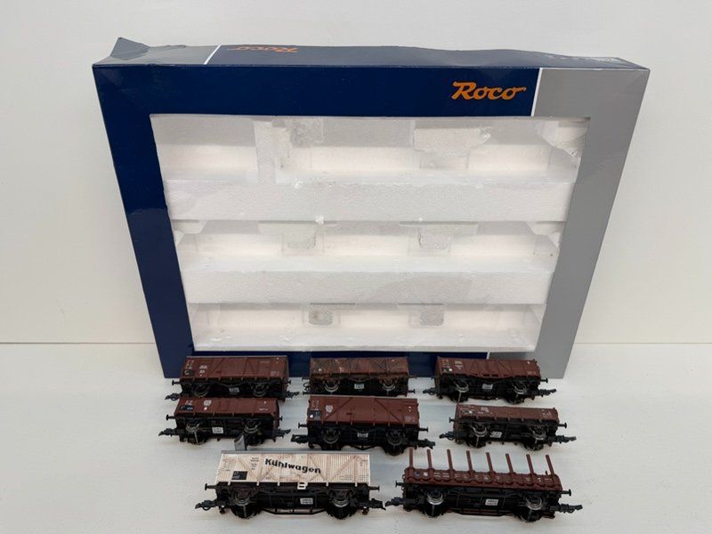 Roco Modellini di ferrovie: Roco "44003", Spur H0, DR, Güterzugset – Usato da Büsserach venduto da ModellbahnDepot 1