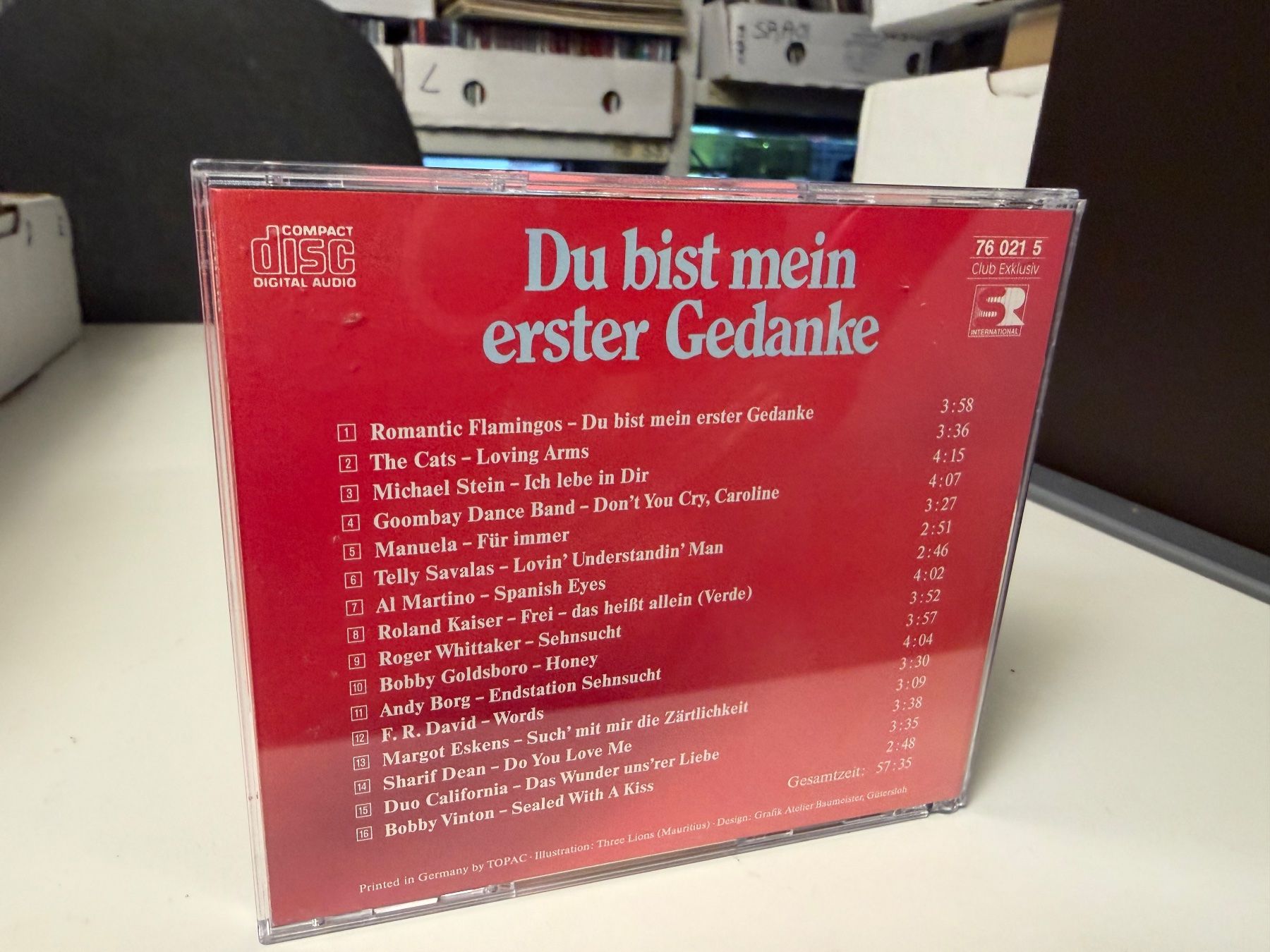 CD: Du Bist Mein Erster Gedanke - SRA05A – Usato da Küsnacht ZH venduto da pdproject 1