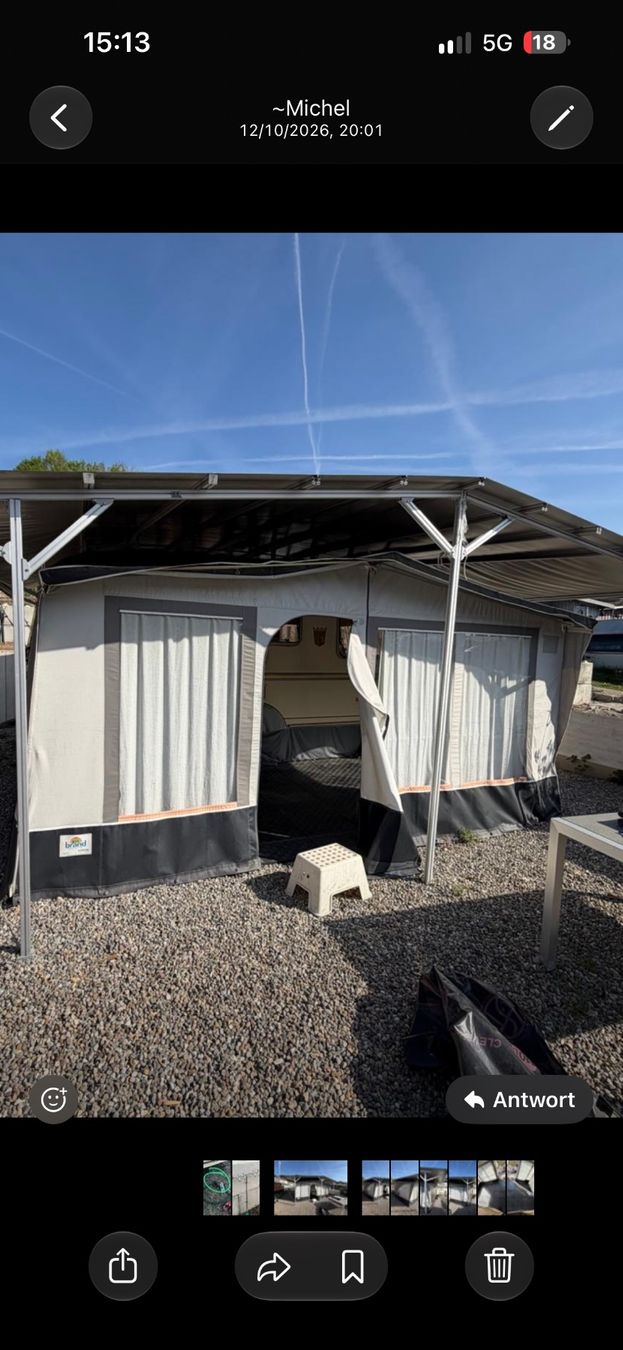 Abdeckhüllen und Thermomatten: Wohnwagen schutzdach – Gebraucht aus Stadel von Dalunox73 1