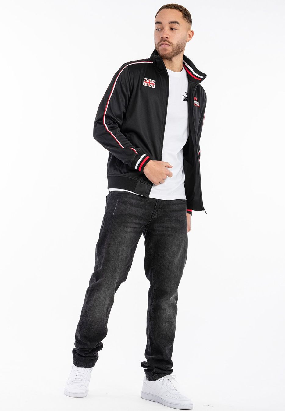 Lonsdale Jacken: Lonsdale Skellberry Trainginsjacke Schwarz M – Neu und originalverpackt aus Düdingen von BluePalm 1