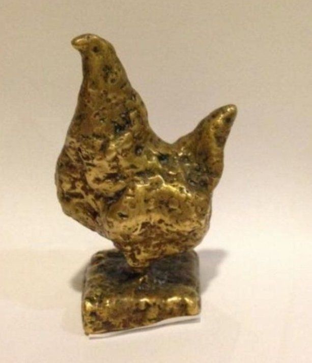 Sculture & Statue: Chicken, Bronze, Skulptur, Giovanni Nicolini – Usato da Thun. venduto da countrygirl12 3