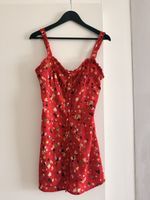 Red floral dress Shein size S (Realisation Par copy)