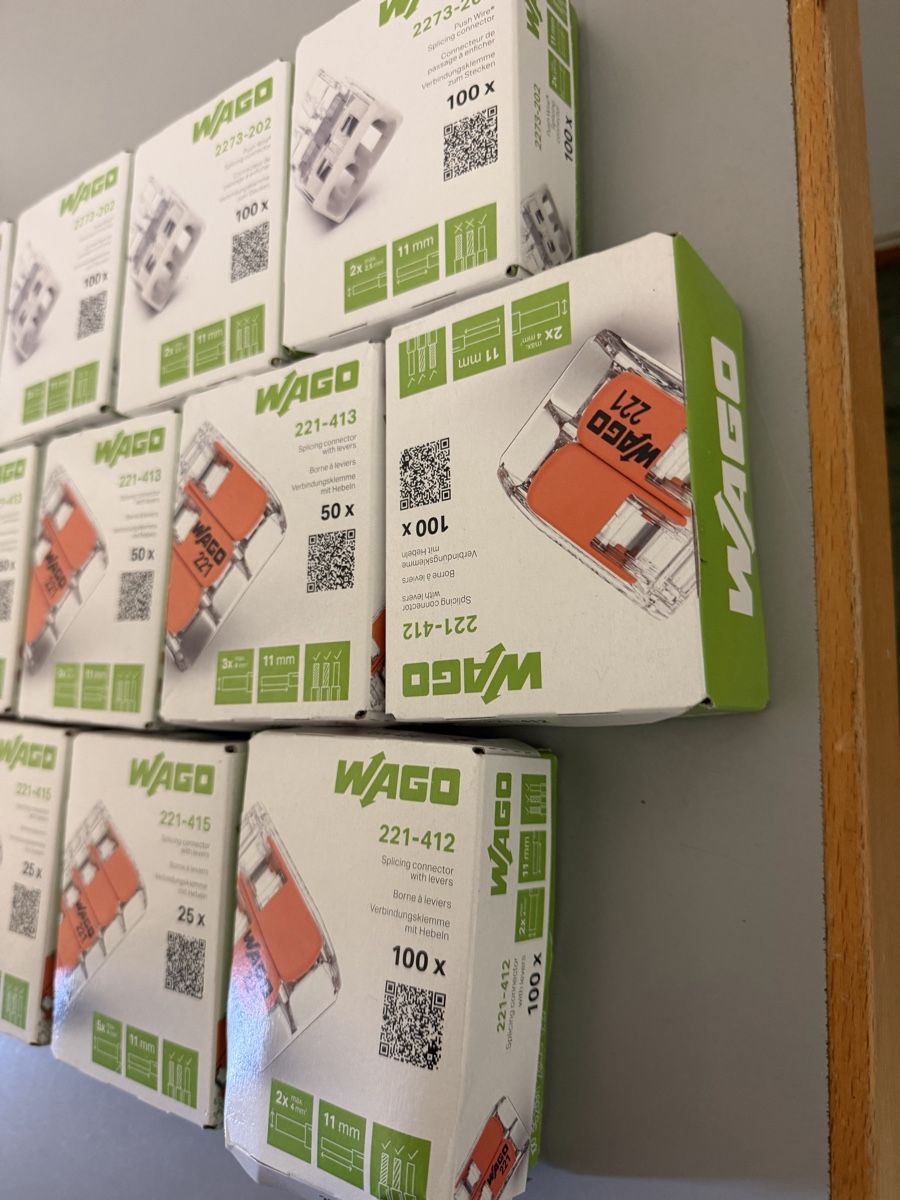 Wago Componenti elettronici: Wago Klemmen Neu,  – Nuovo e nell'imballaggio originale da Zürich venduto da papaplatte 1