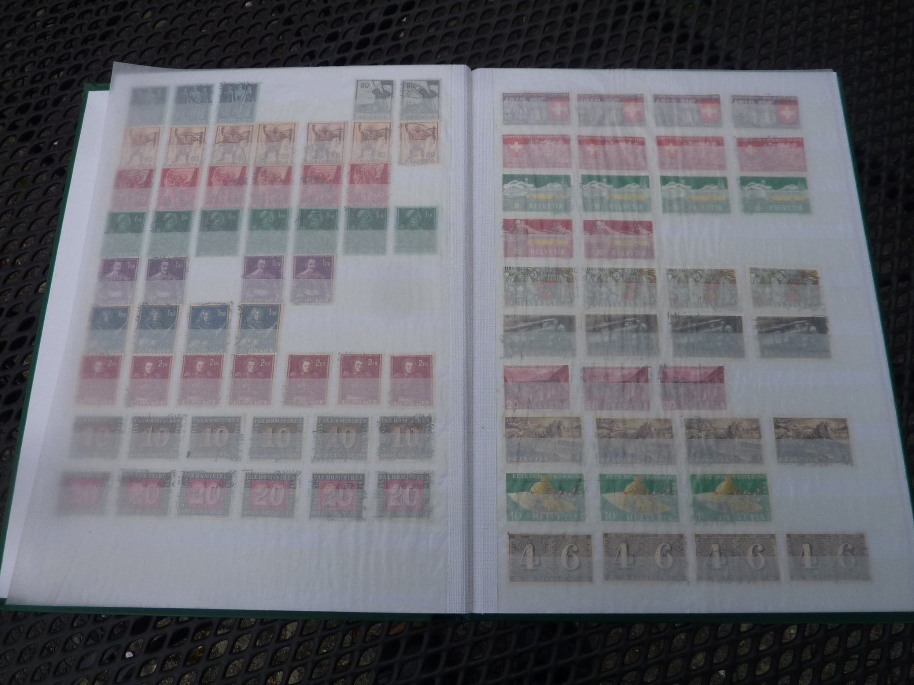 Tutti i francobolli: Briefmarkenalbum, Schweiz – Usato da Gelfingen venduto da btrottmann 1