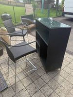 Rattan Bar mit 2 Stühlen