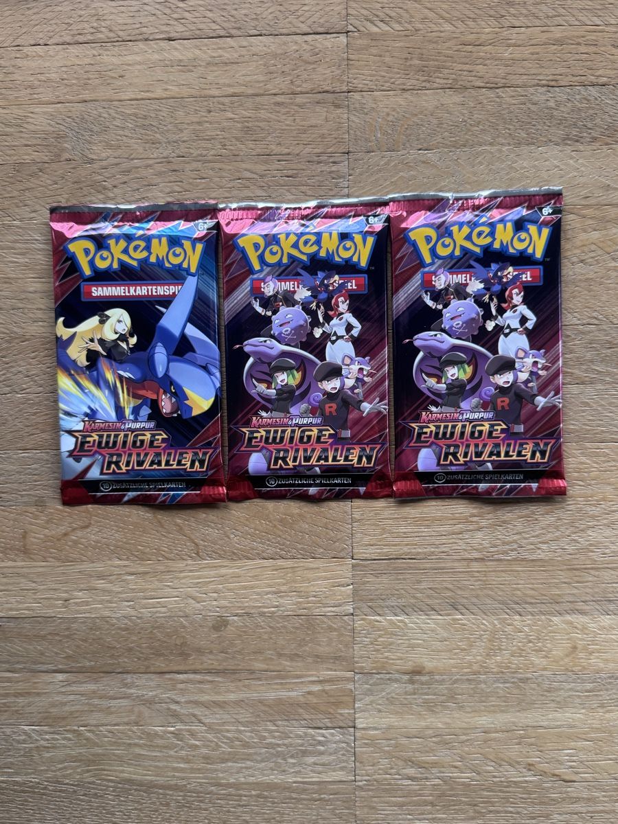 Pokémon Cartes à collectionner: 3x Zufällige Ewige Rivalen Booster! – Neuf avec emballage d'origine à Utzigen par perfekten