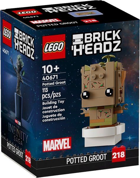 Lego Kit di costruzioni: LEGO Marvel 40671 Potted Groot BrickHeadz – Nuovo e nell'imballaggio originale da Basadingen venduto da tot_59zf