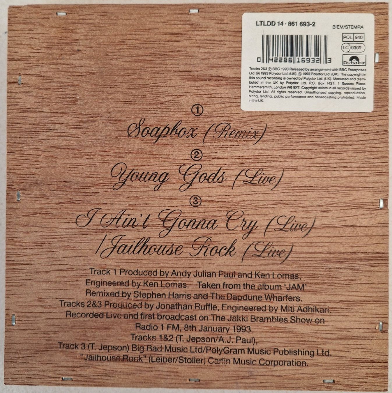 CD: Little Angels - Soapbox - Holz, Limitierte Version – Usato da Küssnacht am Rigi venduto da Ivoint 2