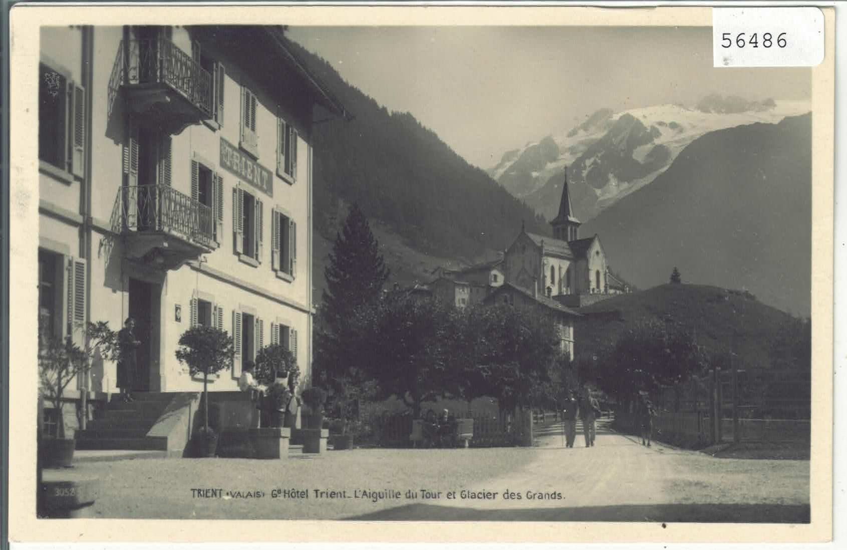 Ansichtskarten: Trient - Le Grand Hotel Trient – Gebraucht aus Ettingen von Kartenplanet