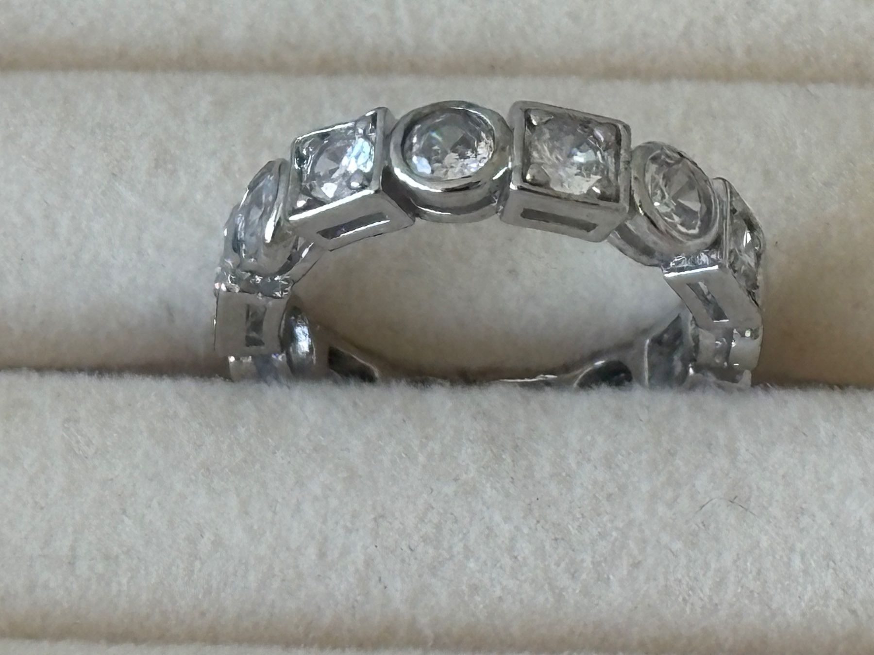 Anelli: Luxus Elegante Gr.17/7 Ring Memoire Farbe :Silber – Nuovo (secondo la descrizione) da Biel-Bienne venduto da Roserosse13 5
