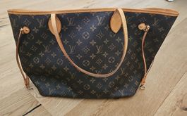 Louis Vuitton Tasche Neverfull MM Canvas Monogram braun