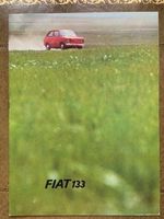 FIAT (SEAT) 133 - 1974 - Prospekt deutsch brochure catalogue