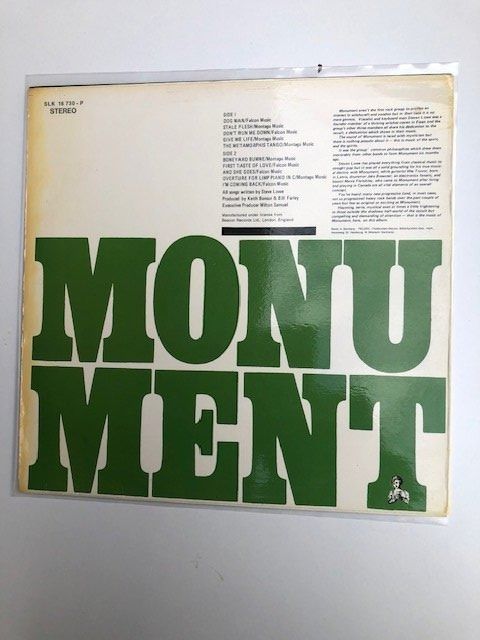 Schallplatten: Monument – Gebraucht aus Aarwangen von Jukebox3 2