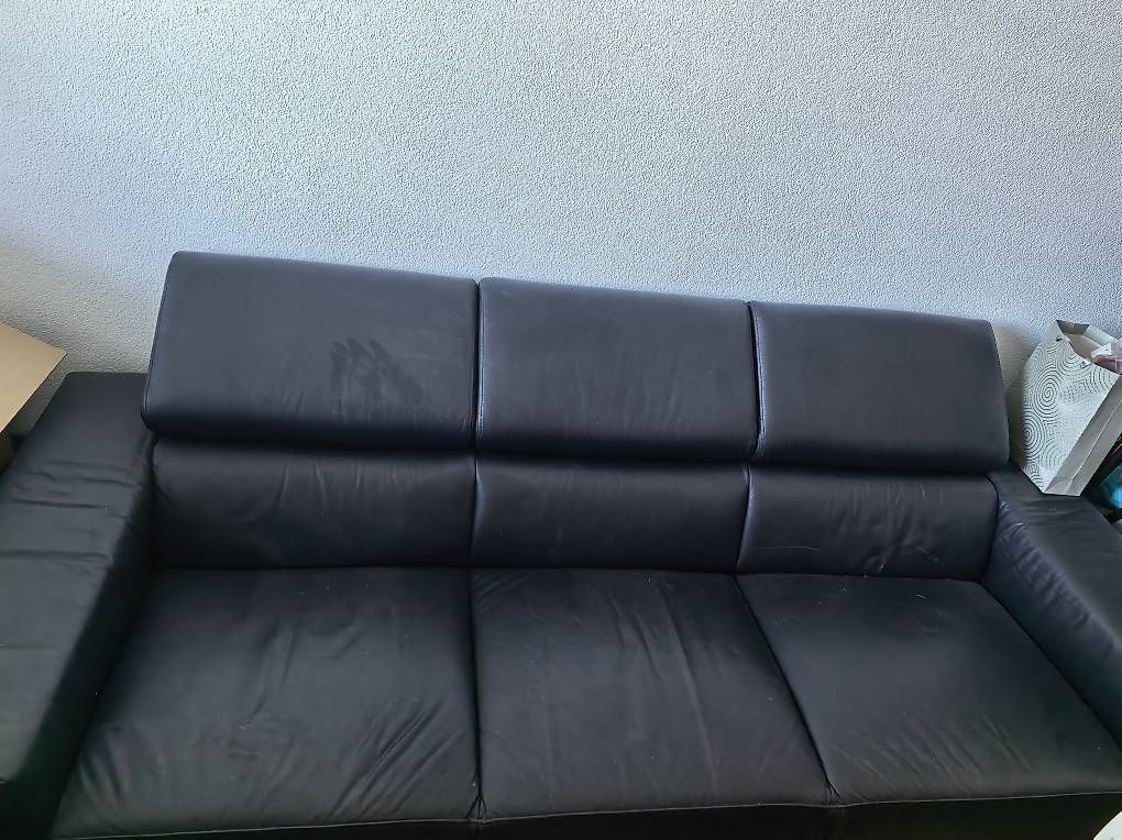Sofas: Echtleder Sofa schwarz  – Gebraucht aus Weiningen TG von NekoYume 2