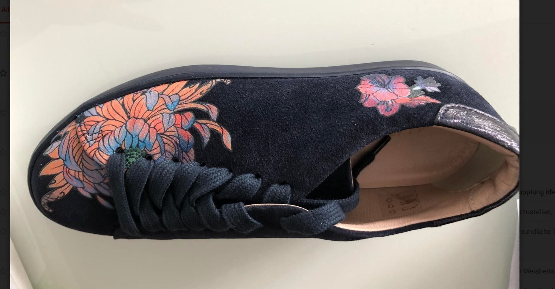 Marc Cain Scarpe da donna: Marc Cain Sneakers mit Blutenprint 36 – Nuovo e nell'imballaggio originale da Volketswil venduto da praxis12 4
