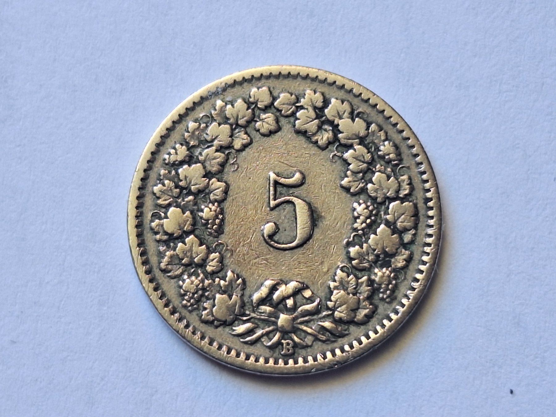 Alle Münzen: 5cts 1910 – Gebraucht aus Couvet von zeze03 1