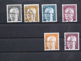 BRD 1972 Bundespresident Heinemann III gest