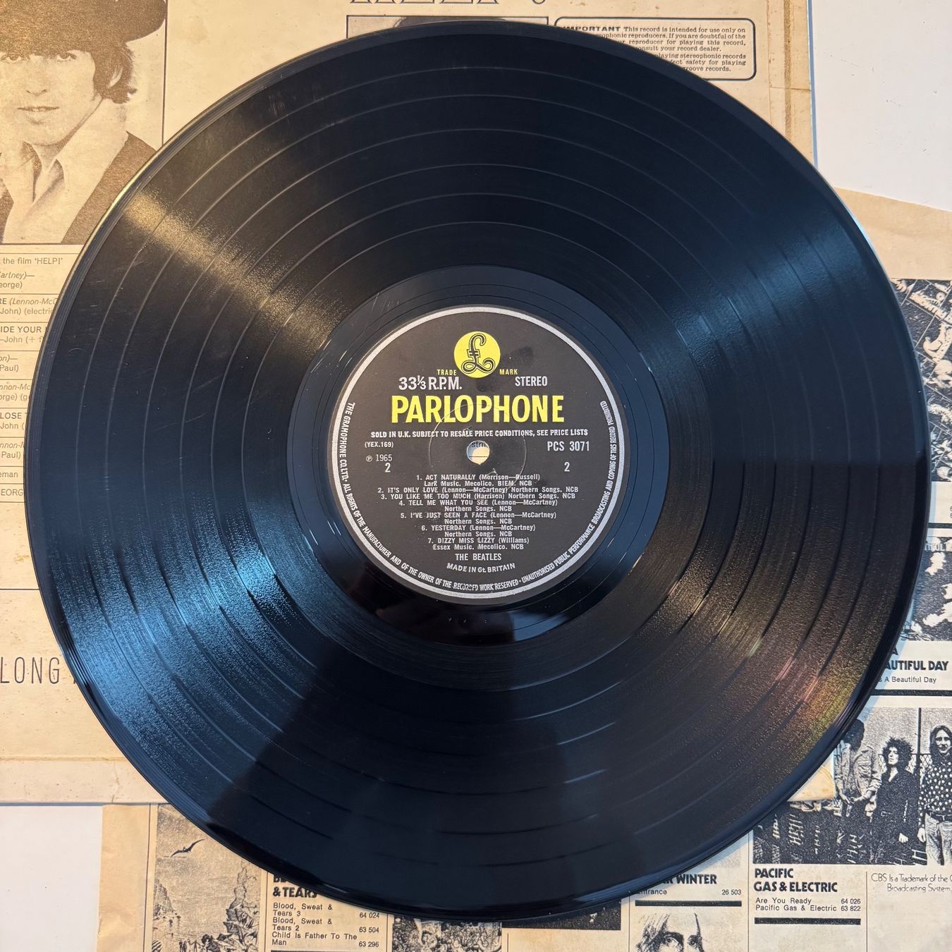 Dischi in vinile: LP Beatles Help 1965 UK – Usato da Liebefeld venduto da Thomas361 2