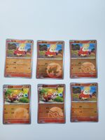 Pokémon Lot mit seltenem Holo-Muster Gen. 9 Starters