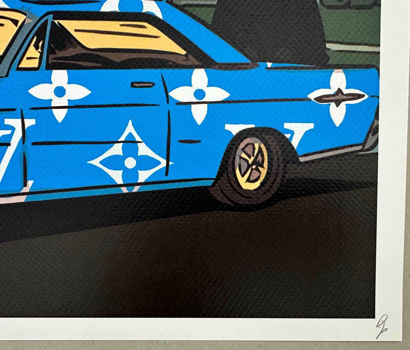 Grafiken & Lithographien: Death: Twin KAWS & Vuitton Mustang, signiert – Neu (gemäss Beschreibung) aus Meilen von Smgdesign 2