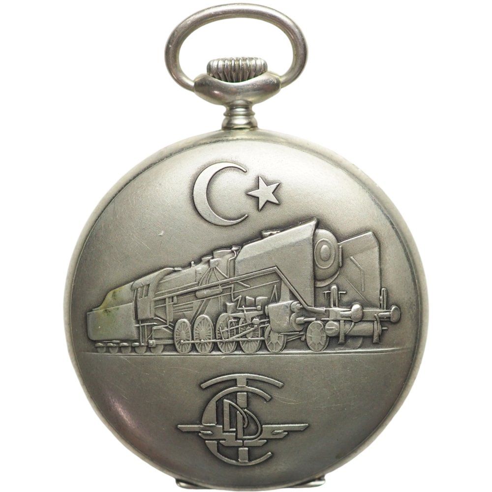Cortébert Orologi: Russische Eisenbahner-Taschenuhr Cortebert – Usato da Liestal venduto da fibonaccis 1