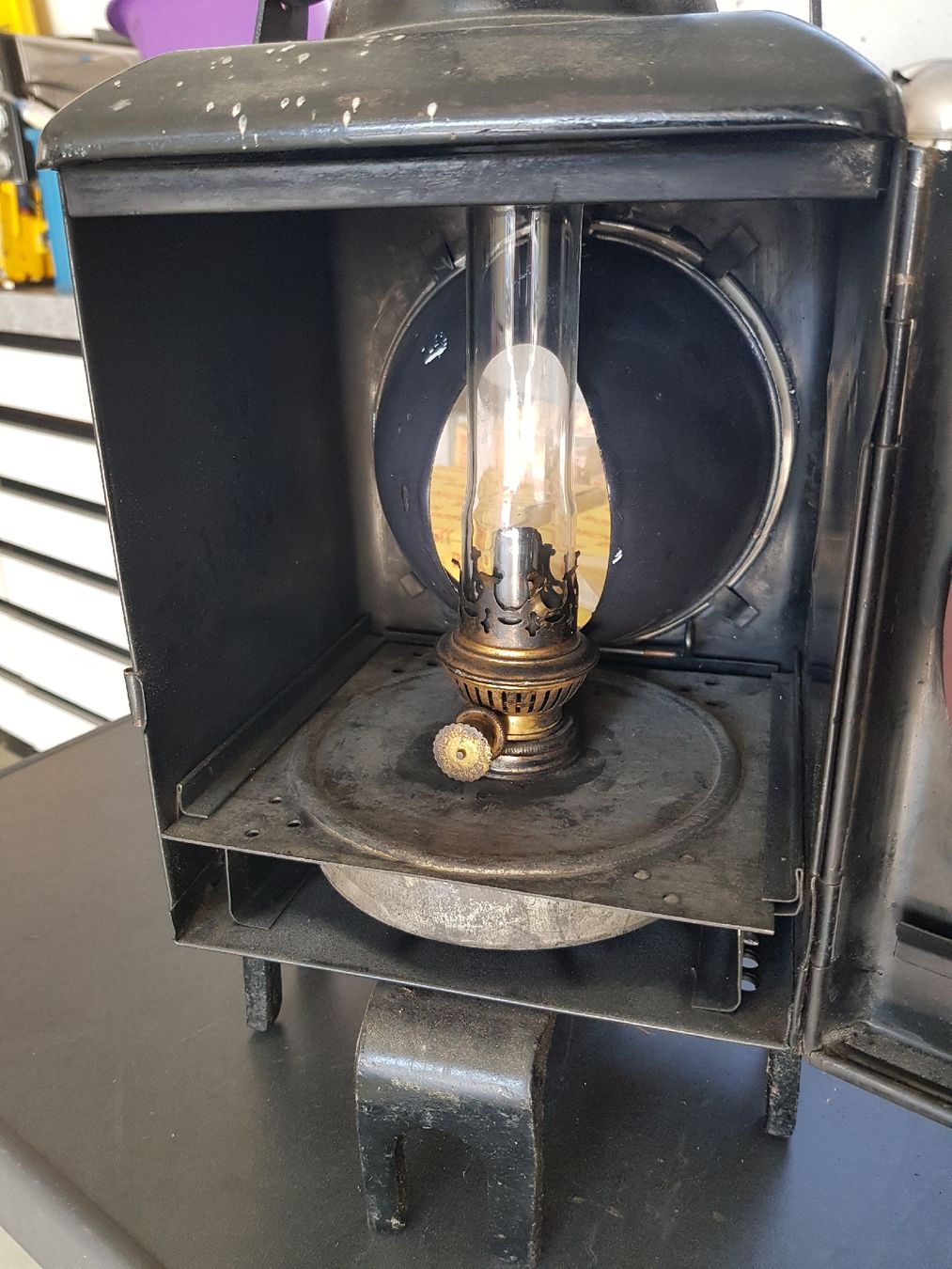 SBB/CFF/FFS Lampade: petrollaterne antik – Usato da Dietwil venduto da mb54 3