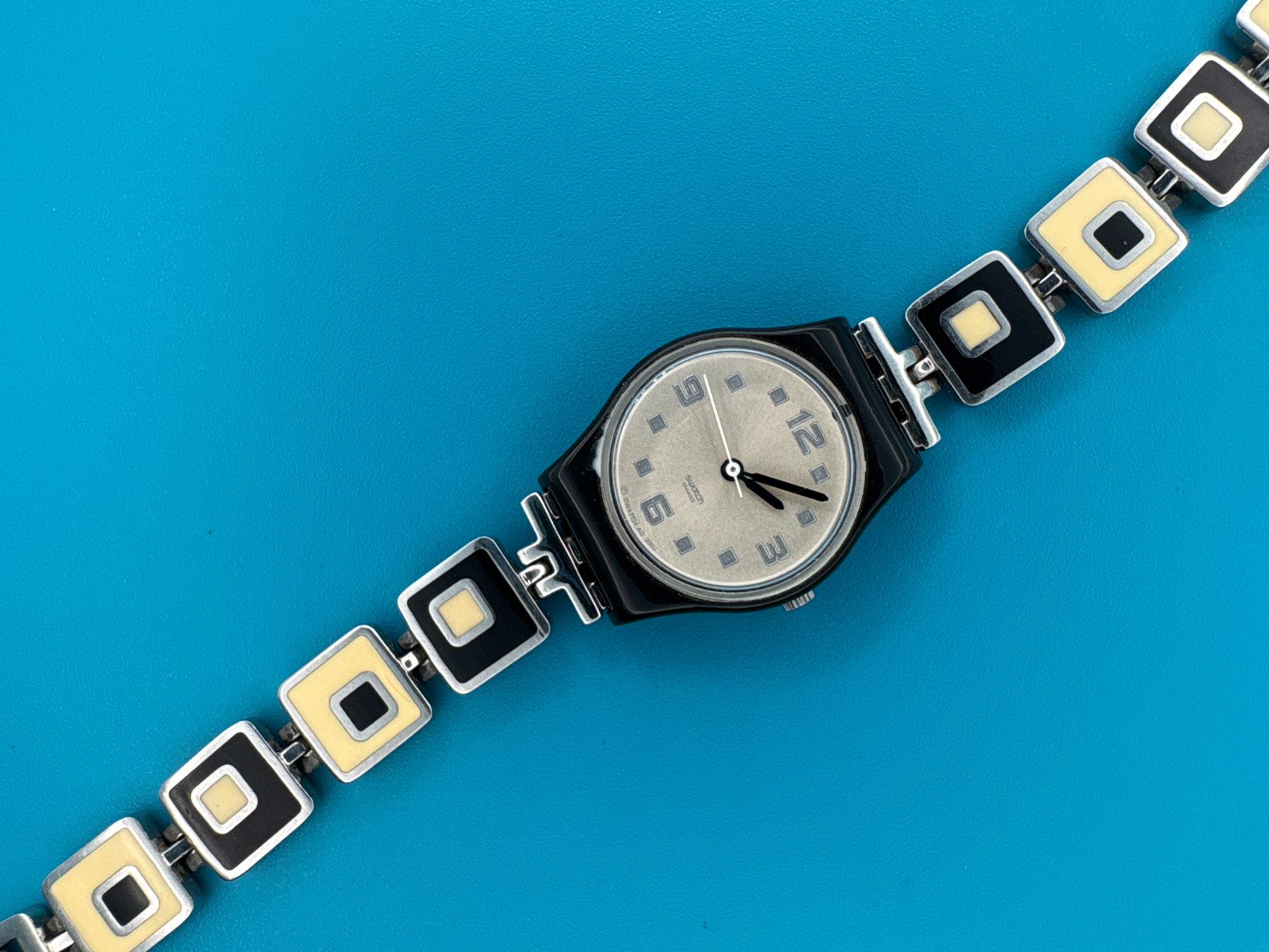 Swatch Orologi: Swatch Chessboard Damenuhr – Usato da Elgg venduto da Jo_Naj